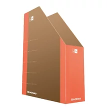 Irattartó papucs DONAU Life 75 mm karton neon narancssárga-barna