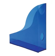 Irattartó papucs DURABLE Basic A/4 73 mm átlátszó kék