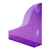 Irattartó papucs DURABLE Basic A/4 73 mm átlátszó lila