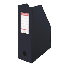 Irattartó papucs ESSELTE 100 mm karton összehajtható fekete