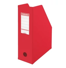 Irattartó papucs ESSELTE 100 mm karton összehajtható piros