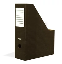 Irattartó papucs NEBULO 80 mm karton összehajtható fekete