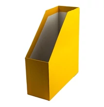 Irattartó papucs 90 mm karton fóliás sárga