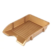 Irattartó tálca DONAU A/4 műanyag törhetetlen arany