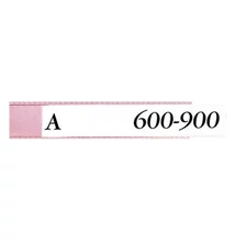 Irattartó tálca címketok DJOIS 30x150mm öntapadós címkével 10 darabos