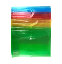 Irattasak OPTIMA A/4 patentos átlátszó színes vegyes 12 darabos