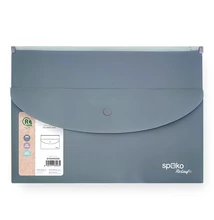 Irattasak SPOKO ReLeaf PP A/4 cipzáras és A/5 patentos SoftTouch szürke
