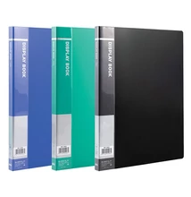 Iratvédő mappa DELI A/4 30 zsebes PP vegyes színekben