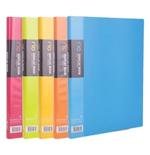 Iratvédő mappa DELI Rio A/4 20 zsebes PP vegyes színekben