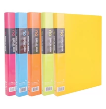 Iratvédő mappa DELI Rio A/4 40 zsebes PP vegyes színekben