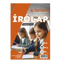 Írólap FORTUNA A/5 famentes 20-50 50 lapos