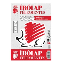 Írólap ICO Süni A/5 félfamentes 10-50 50 íves