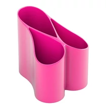 Írószertartó ICO Lux műanyag pink