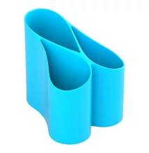 Írószertartó ICO Lux műanyag világoskék