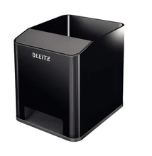 Írószertartó műanyag LEITZ kettős színhatású fekete-szürke