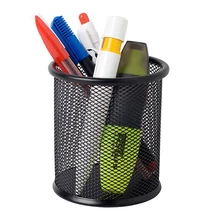 Írószertartó fémhálós fekete