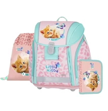 Iskolatáska szett OXY Premium Light 3 részes Cat tolltartóval és tornazsákkal