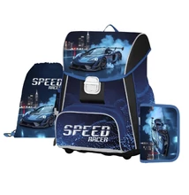 Iskolatáska szett OXY Premium One 3 részes Car tolltartóval és tornazsákkal