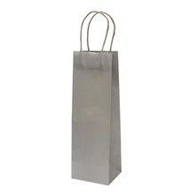 Italtasak CREATIVE Classic Simple 13x36x10 cm kraft egyszínű ezüst sodort füles