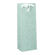 Italtasak CREATIVE Deluxe Plus  13x36x9 cm fagyöngy matt világoszöld sodort füles masnival