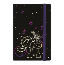 Jegyzetfüzet vonalas COOLPACK Stitch Gold 2. A/5 80 lapos gumis