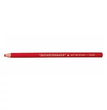 Jelölőceruza UNI dermotograph hatszögletű piros