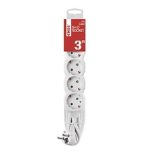 Kábel hosszabbító EMOS 5 aljzat 3m fehér