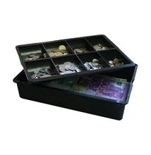 Kassza 8 rekeszes fekete