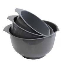 Keverőtál szett műanyag színes 3 darabos 1,5L+2L+3L