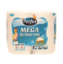Kéztörlő tekercses háztartási PERFEX Boni Mega 2 rétegű 2 tekercses