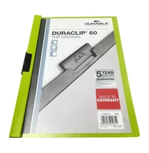 Klipmappa DURABLE Duraclip A/4 60 lapig zöld