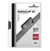 Klipmappa DURABLE Duraclip A/4 60 lapig fehér