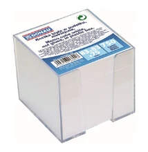 Kockatömb fehér DONAU 9,2x9,2 cm tartóban nem ragasztott