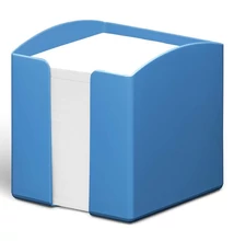 Kockatömbtartó DURABLE Eco műanyag 10x10 cm töltött kék