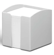 Kockatömbtartó DURABLE Eco műanyag 10x10 cm töltött szürke