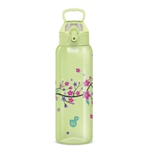 Kulacs ARS UNA 3D műanyag BPA-mentes 700 ml Snow Flower-Green
