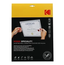 Lamináló fólia KODAK A/4 200 mikron újrahasználható 10 íves