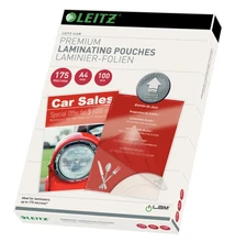 Lamináló fólia LEITZ A/4 175 mikron 100 íves fényes