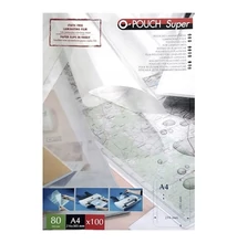 Lamináló fólia OPUS A/4 216x303mm 80 mikron fényes 100/dob