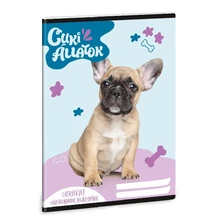 Leckefüzet ARS UNA A/5 32 lapos Cuki-Francia bulldog