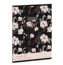 Leckefüzet ARS UNA A/5 32 lapos Flowery black