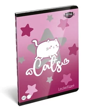 Leckefüzet LIZZYSULI A/5 40 lapos Kittok Stars Purrfect