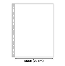 Lefűzhető genotherm A/4 maxi széles 42 mikron narancsos 100 darabos