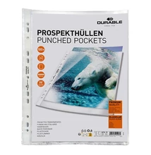 Lefűzhető genotherm DURABLE PP A/4 víztiszta 80 mikron 100 darabos