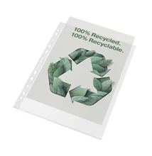 Lefűzhető genotherm ESSELTE Recycled  A/4 maxi 70 mikron narancsos 100 darabos