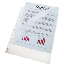 Lefűzhető genotherm ESSELTE A/4 75 mikron belső oldalt nyitott narancsos 100 darabos