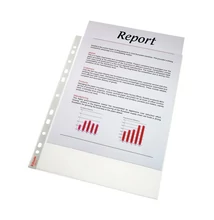 Lefűzhető genotherm ESSELTE luxus A/4 75 mikron víztiszta 100 darabos