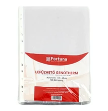 Lefűzhető genotherm FORTUNA A/4 40 mikron narancsos 100 darabos