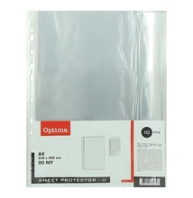 Lefűzhető genotherm OPTIMA A/4 90 mikron víztiszta 10 darabos