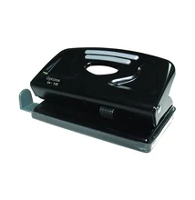 Lyukasztó OPTIMA H-10 2 lyukú fém 10 lap fekete